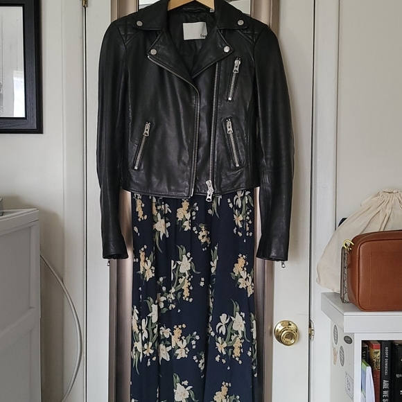 Aritzia Richards Leather Biket Jacket - Picture 4 of 14
